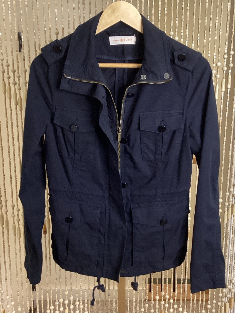 Tory Burch Navy Utility Jacket - Men's